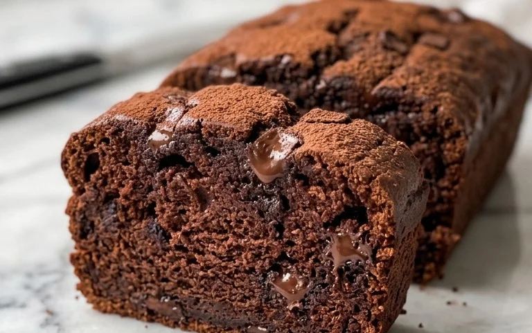 Double Dark Chocolate Zucchini Bread