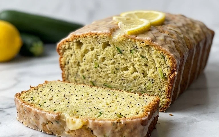 Easy Lemon Poppy Seed Zucchini Bread